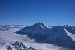 Skigebiet Arlberg im Winter